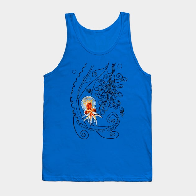 Baby Octopus Doodle Tank Top by mernstw